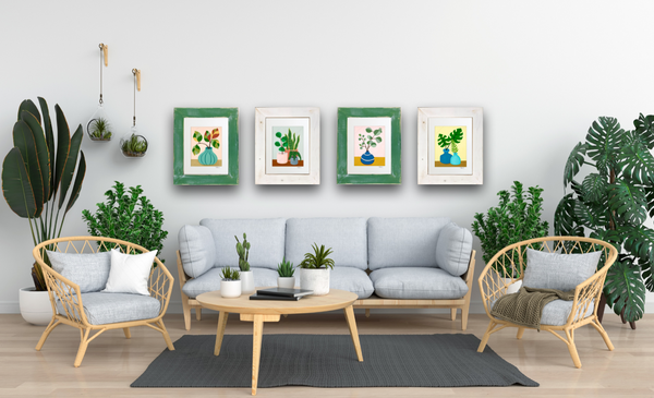 アートと観葉植物!