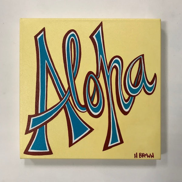 Aloha - canvas -