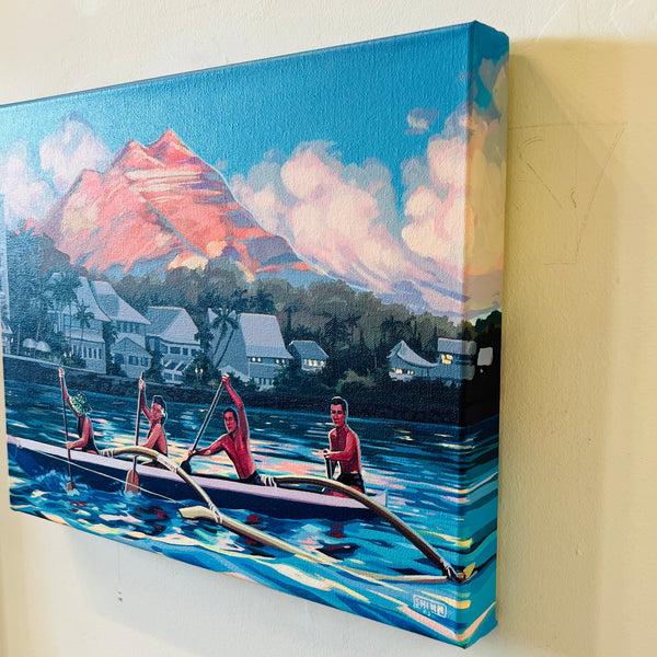 "Canoe Crew" Original Painting