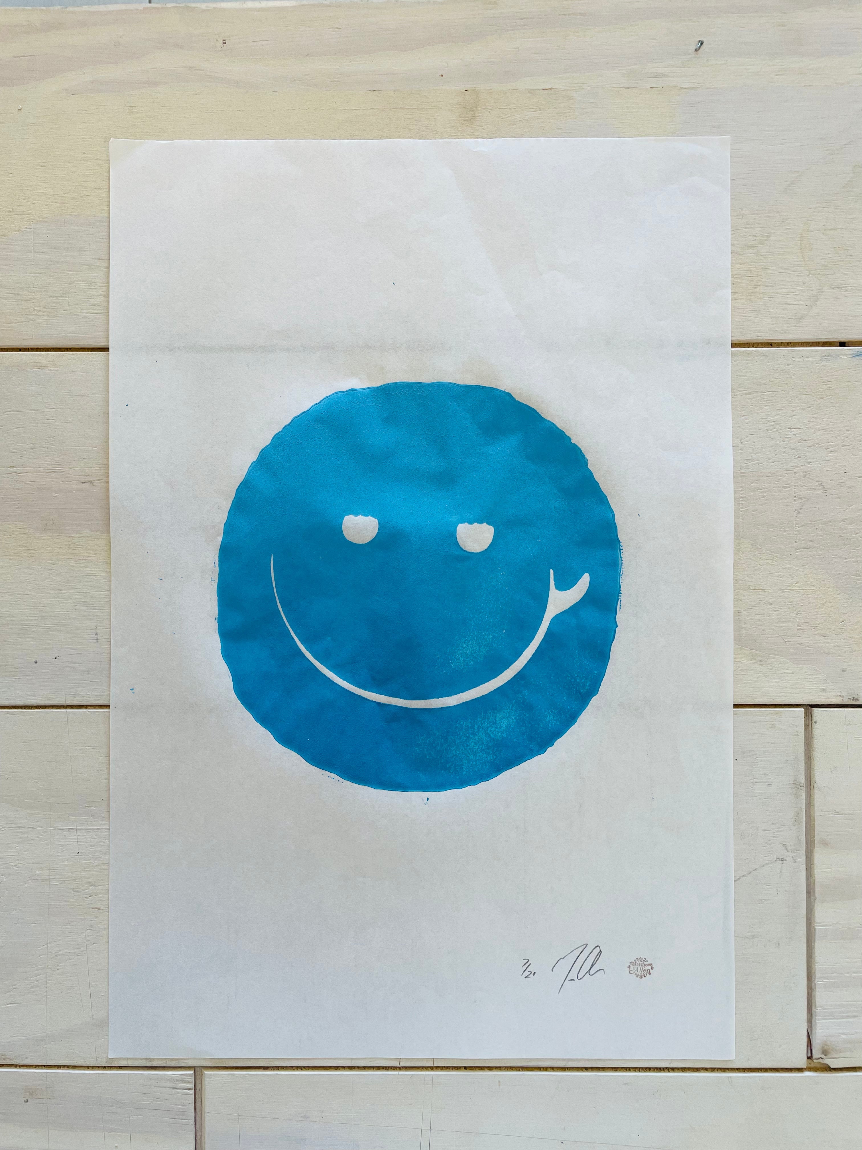 Surf Smile Block Print Version Limited Edition 20