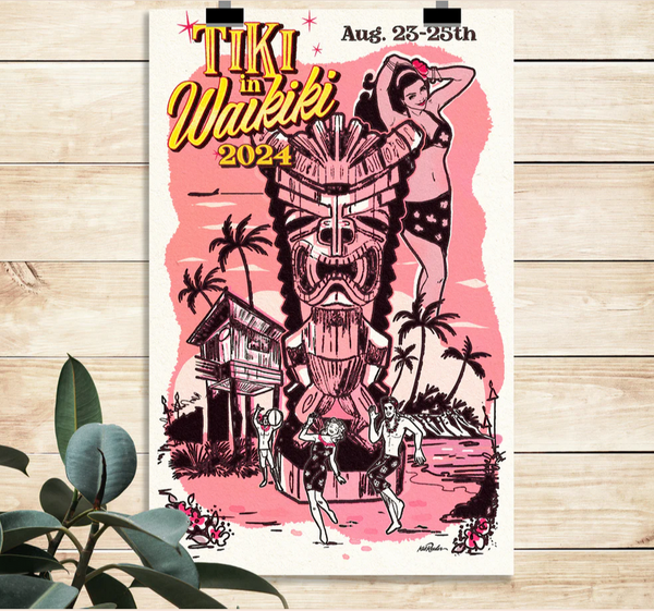 Tiki in Waikiki '24 Official - ポスター
