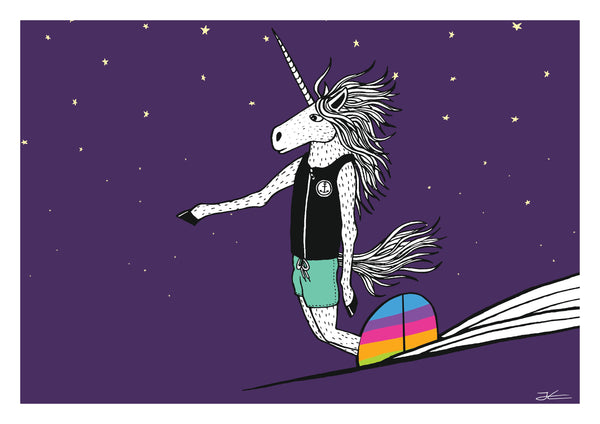 Surfing Unicorn