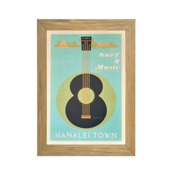 HANALEI TOWN -フレーム付き
