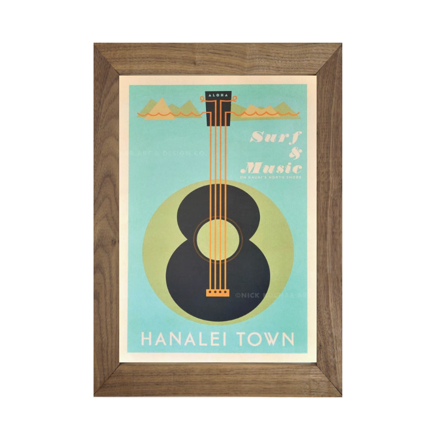HANALEI TOWN -フレーム付き