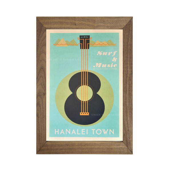 HANALEI TOWN -フレーム付き