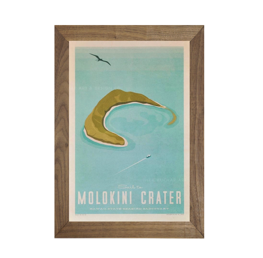 MOLOKINI CRATER -フレーム付き