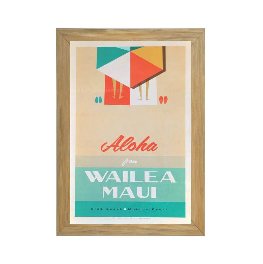ALOHA FROM WAILEA -フレーム付き