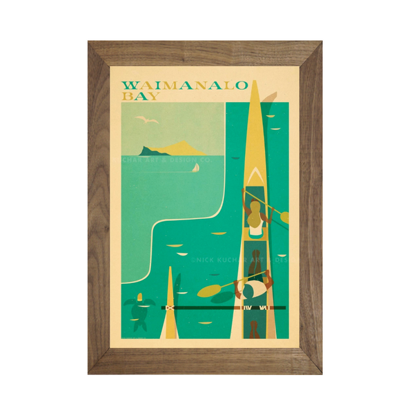 WAIMANALO BAY -フレーム付き