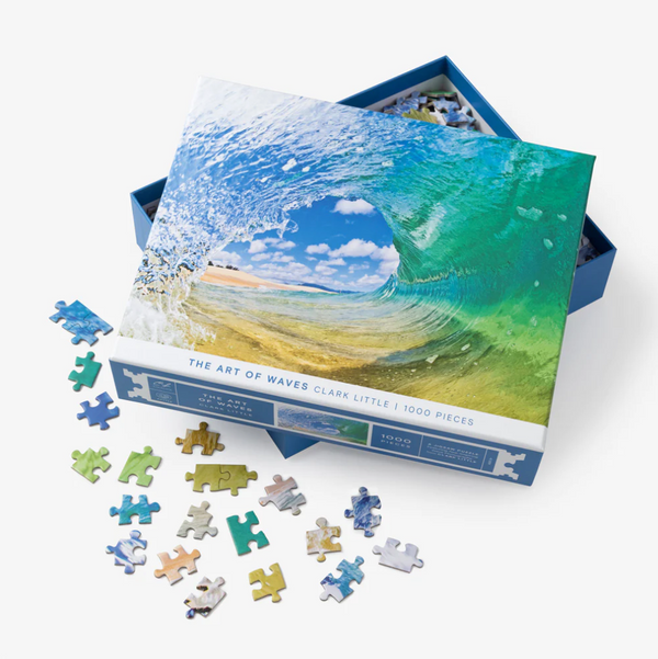JIGSAW PUZZLE - THE ART OF WAVES BOOK