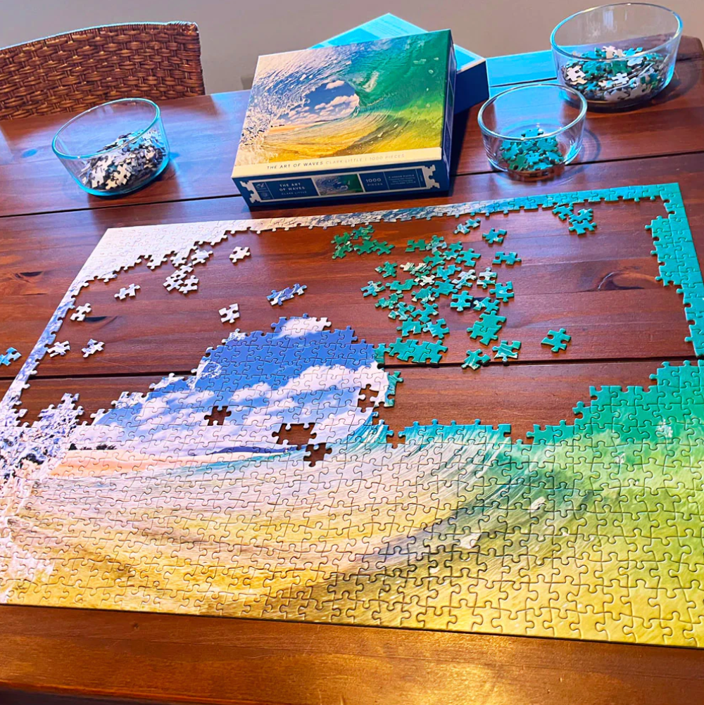 JIGSAW PUZZLE - THE ART OF WAVES BOOK