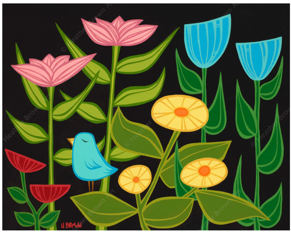 Midnight Blue Bird