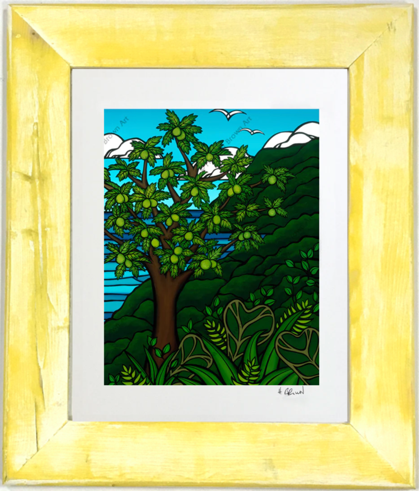 ヘザーブラウン BANANA TREE ジクレー版画 250枚限定 ヘザー ヘザーブラウン BANANA TREE ジクレー版画 250枚限定 ヘザー