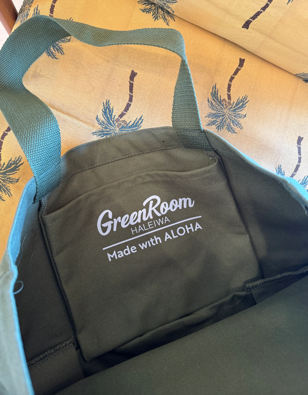 Greenroom Haleiwa Olive Tote