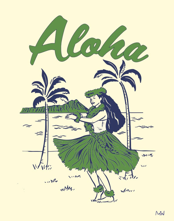 Aloha Hula Green