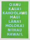 HAWAII Islands Green