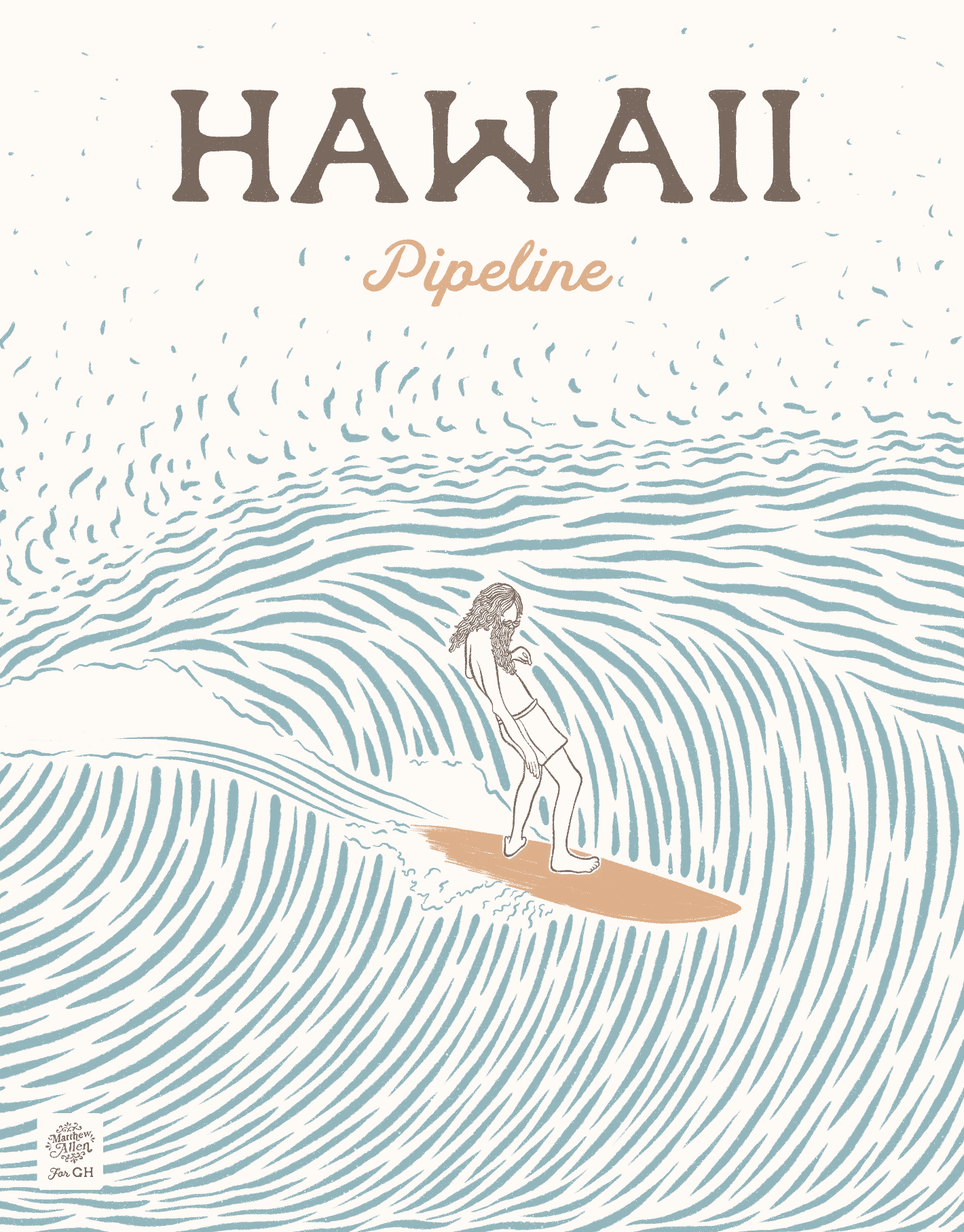 HAWAII  Pipeline by Matthew Allen