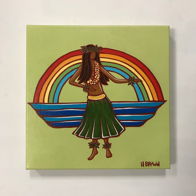 Hula - canvas -
