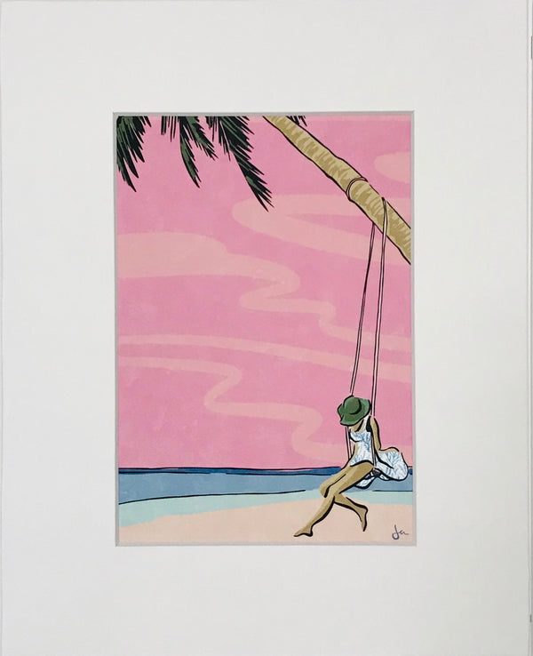 Swing in Fiji - Coral