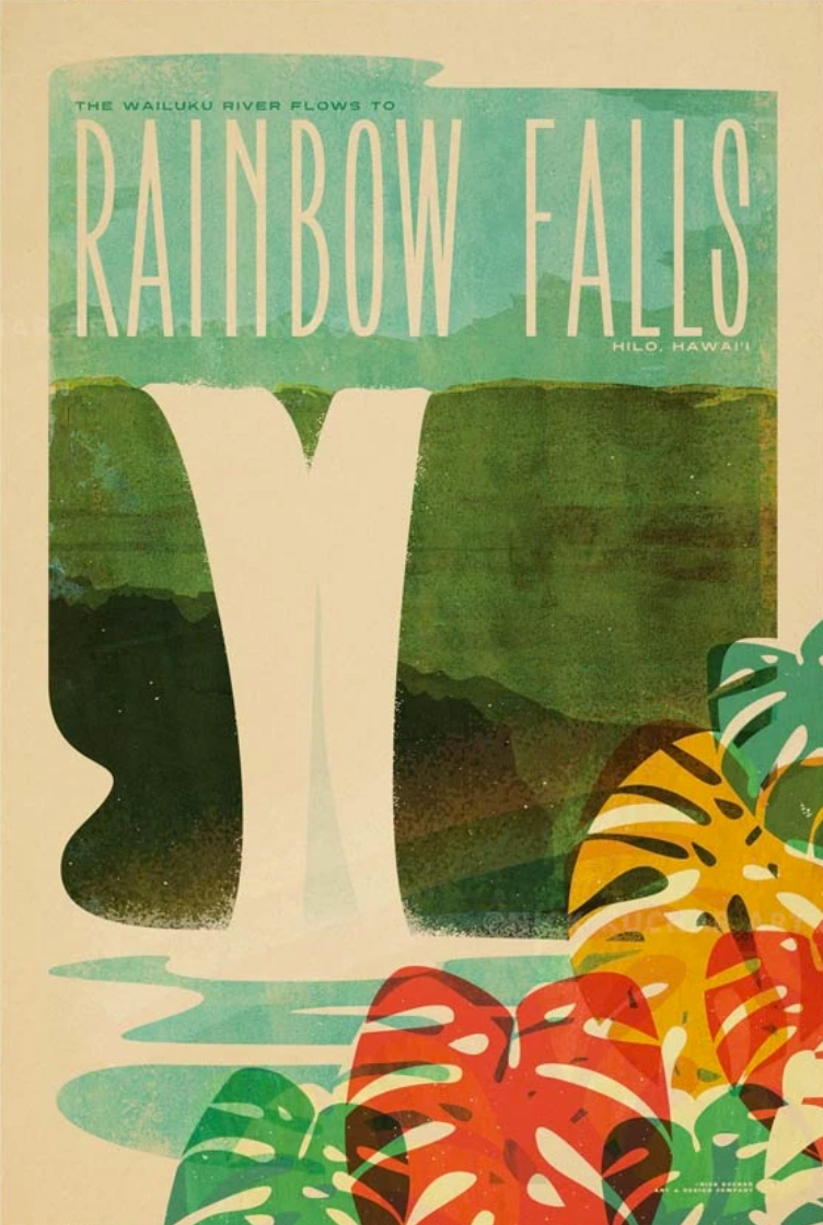 Rainbow Falls Big Island