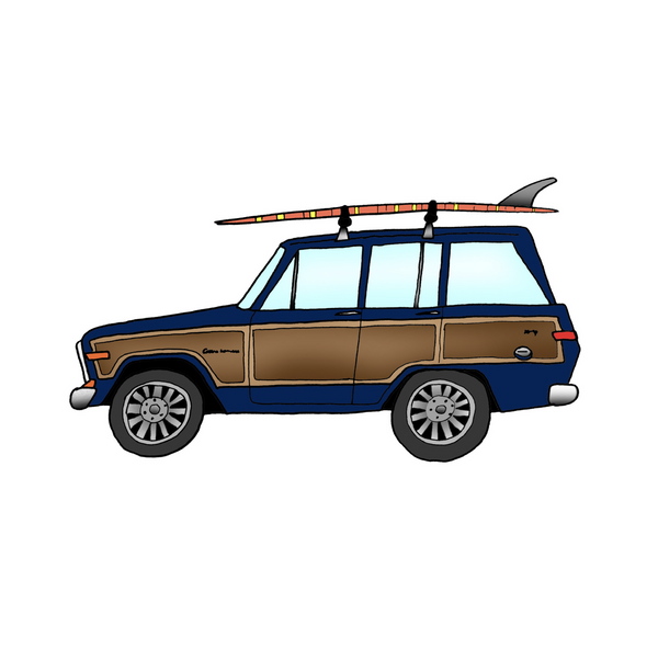 1989 Jeep Grand Wagoneer & 9'0 Matt Garbutt"