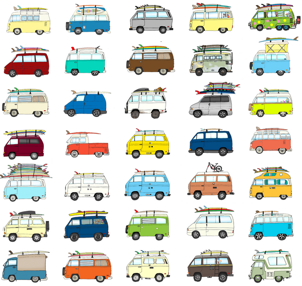 VW Van tile