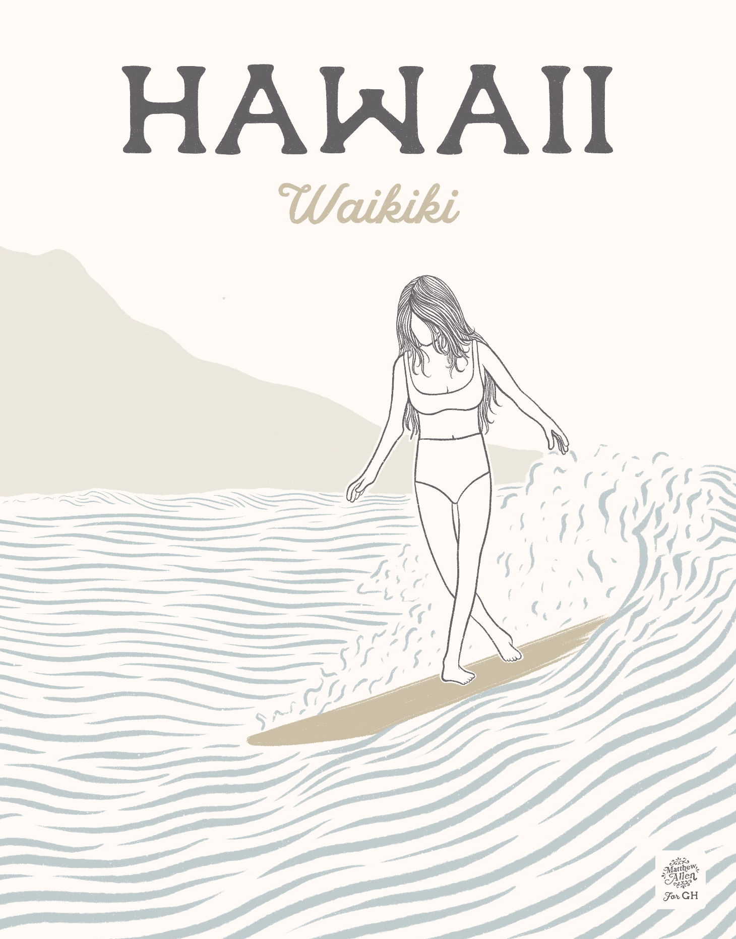 HAWAII Waikiki by Matthew Allen