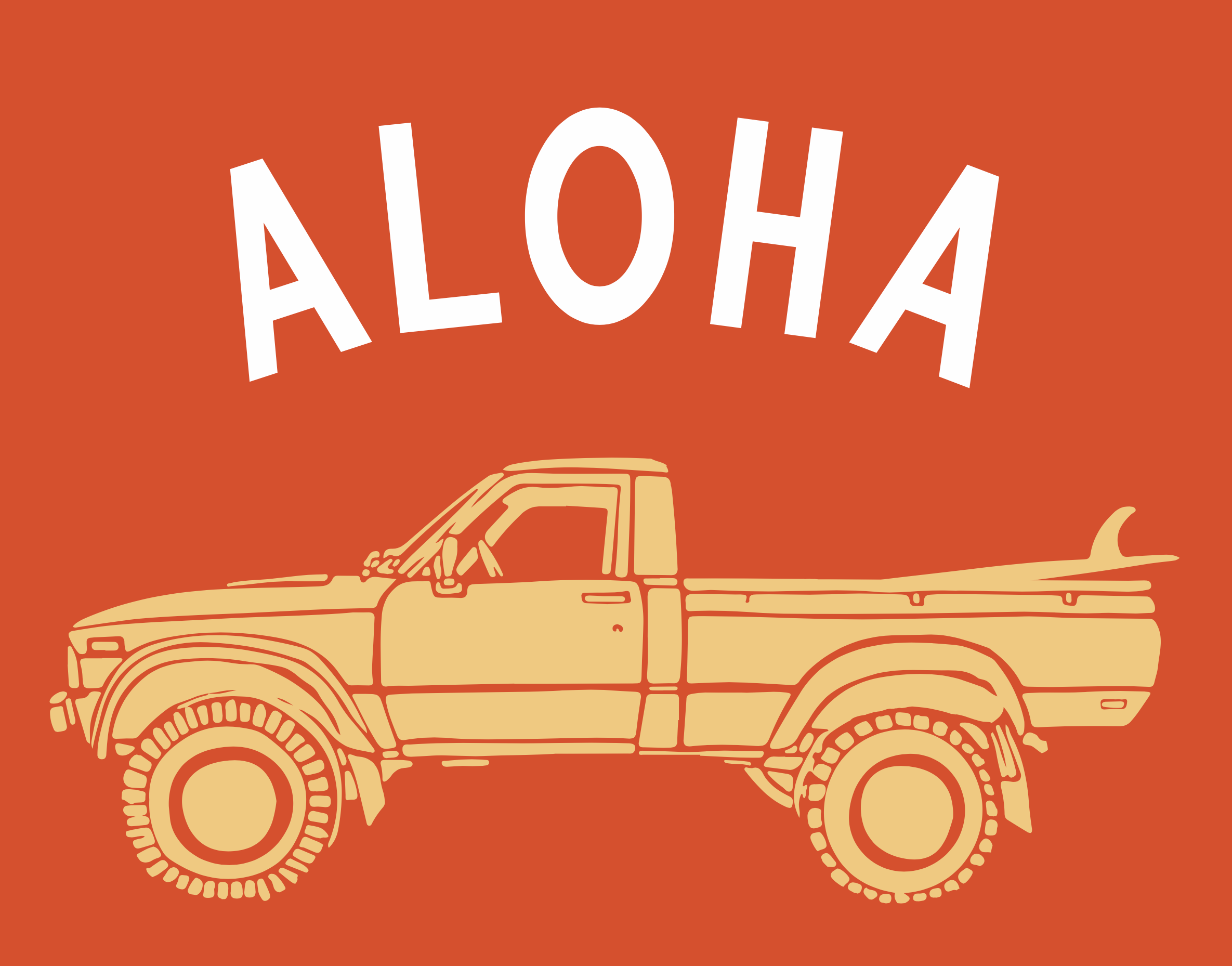 ALOHA Truck - Yellow