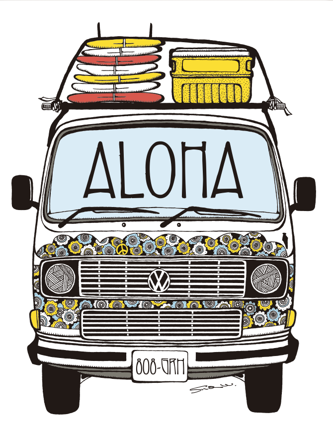 ALOHA VW BUS