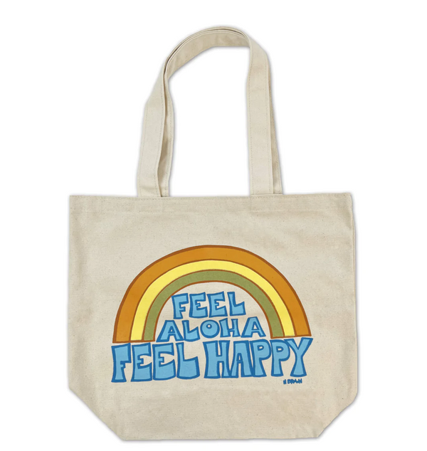 Feel Aloha, Feel Happy Tote Bag