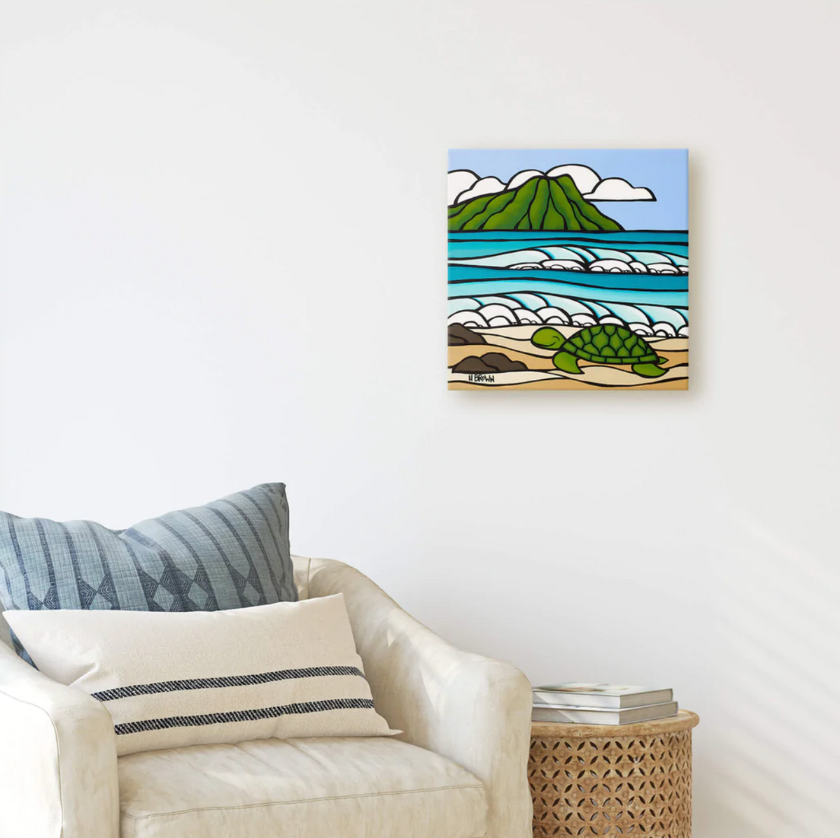 Heather Brown Canvas Print
