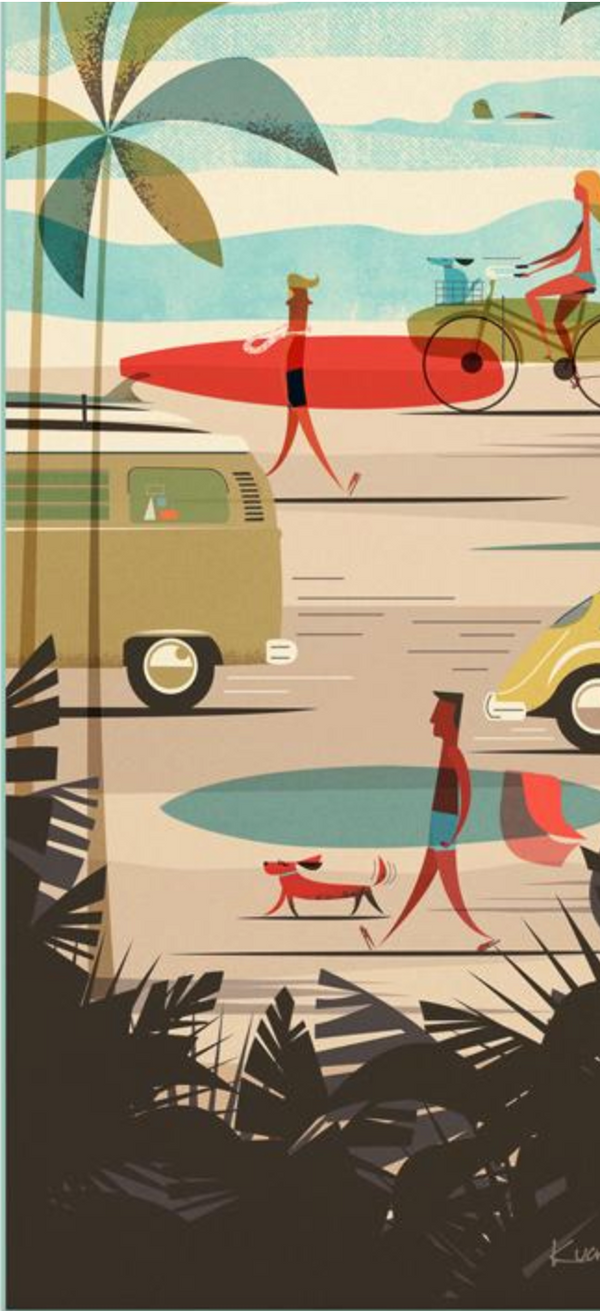 Kama'aina - Surfer Towel