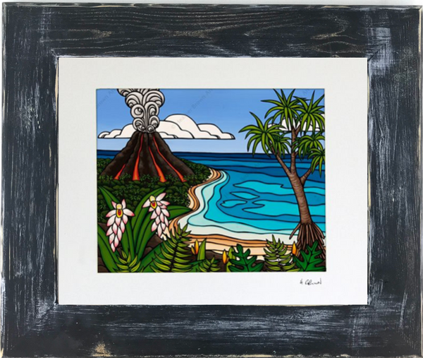 Island Volcano