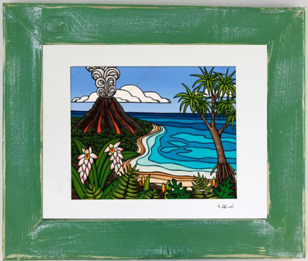 Island Volcano