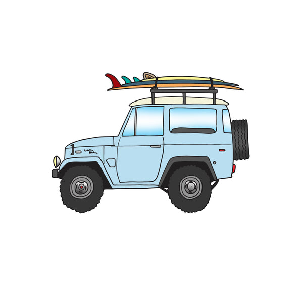 toyota landcruiser FJ40 & Travel Quiver